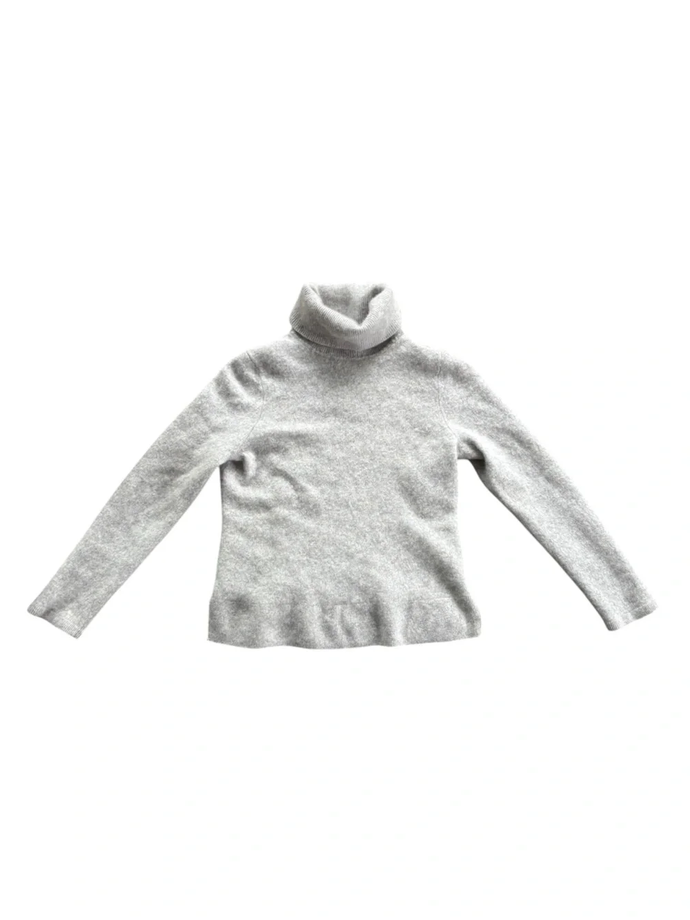 Tahari 100% Cashmere Cropped Shrunken Turtleneck Sweater Y2K Soft Girl - Picture 8 of 8